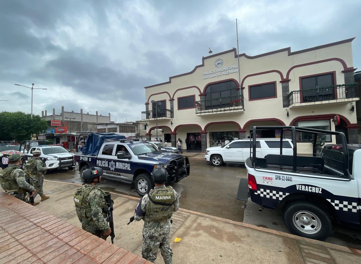 Llegan refuerzos de seguridad a Sayula de Alemán l VIDEO