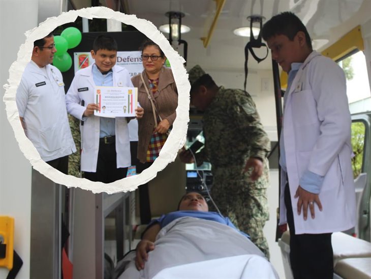 En Tuxpan, Tadeo cumple su sueño de ser médico militar, pese a discapacidad