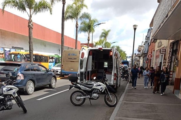 Ciclista de edad adulta es atropellado en el centro de Orizaba