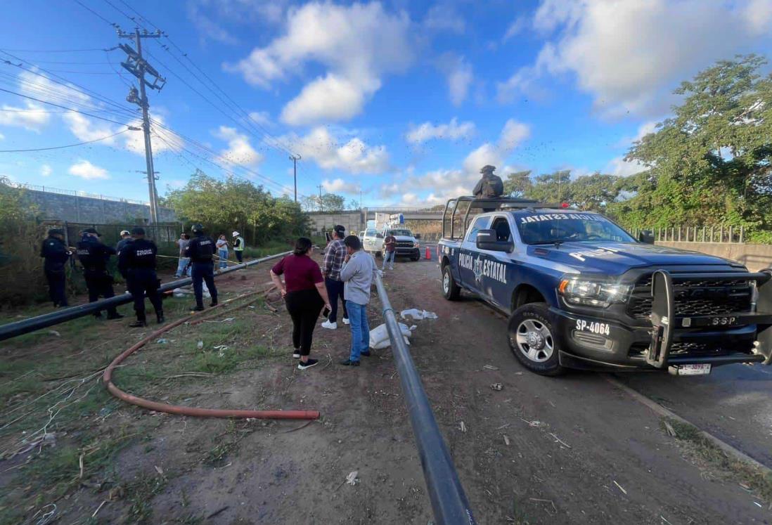 Trató de robar cables de un transformador y se electrocutó, en Veracruz