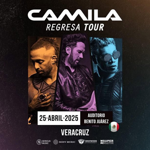 Reprograman fecha para el concierto de Camila en Veracruz: este día será