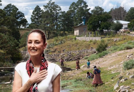 Presidenta firma dos decretos para restituir tierras a comunidades rarámuris