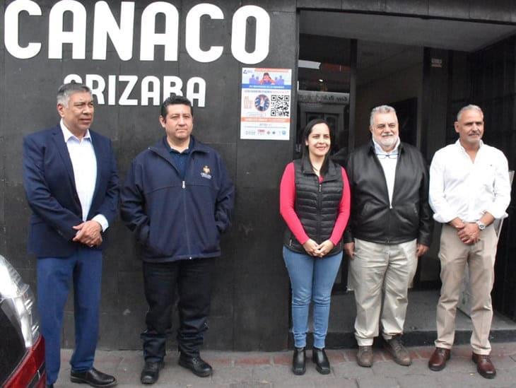 Canaco y Policía Municipal activan QR para reforzar la seguridad en Orizaba