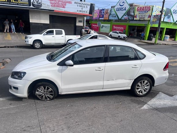 Mujer de la tercera edad se accidenta en calles de la colonia Centro de Veracruz