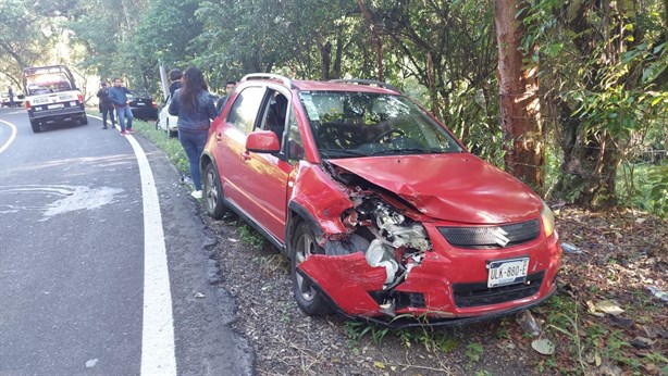 Accidente en la carretera estatal Misantla-Martínez de la Torre