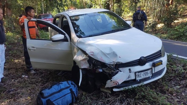 Accidente en la carretera estatal Misantla-Martínez de la Torre