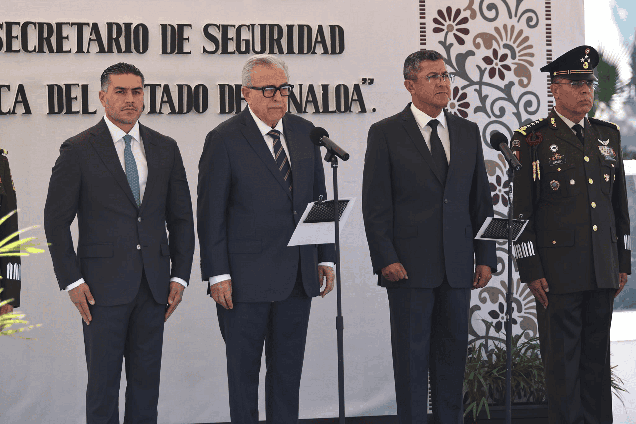 Óscar Rentería Schazarino asume como secretario de Seguridad en Sinaloa tras renuncia de Gerardo Mérida