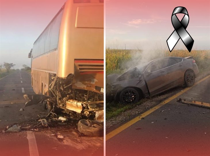 Se registra fatal accidente en la carretera Coatzacoalcos-Minatitlán; hay un fallecido