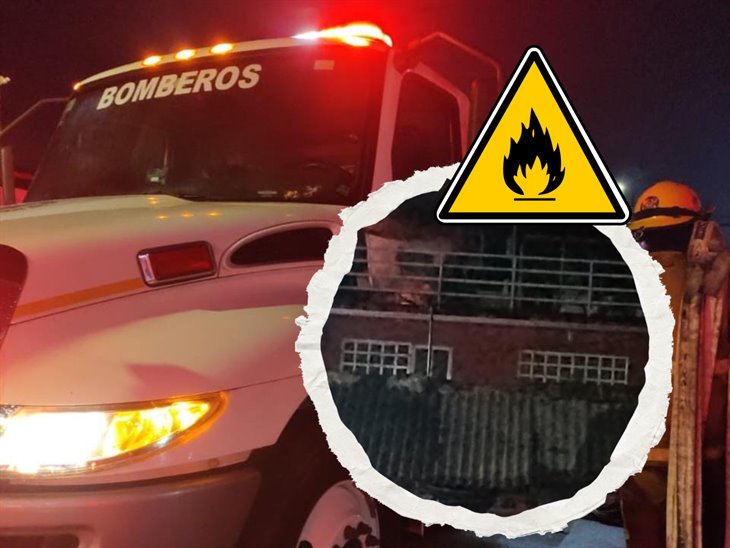 Voraz incendio devasta una vivienda de dos pisos en Río Blanco