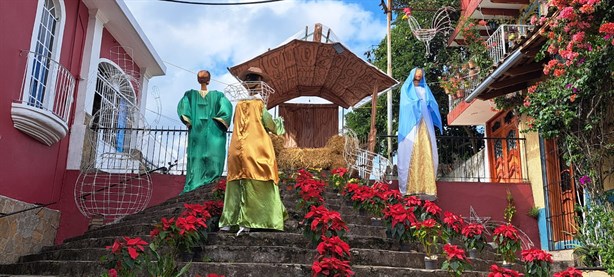 ¡Ya está listo! exponen el nacimiento monumental en Misantla