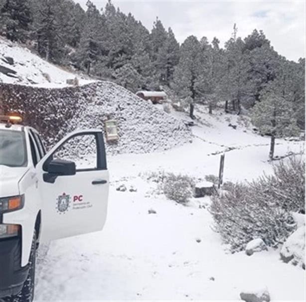 Este es el operativo de seguridad en el Cofre de Perote ante las primeras nevadas