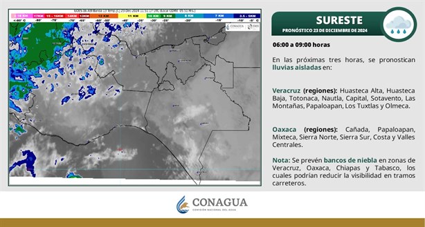 Clima en Xalapa: ¿cómo estará hoy lunes 23 de diciembre?