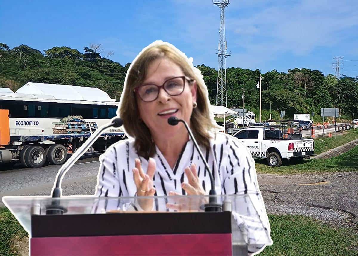 Retén de la carretera Coatzacoalcos-Villahermosa será reubicado; Rocío Nahle explica los motivos |VIDEO