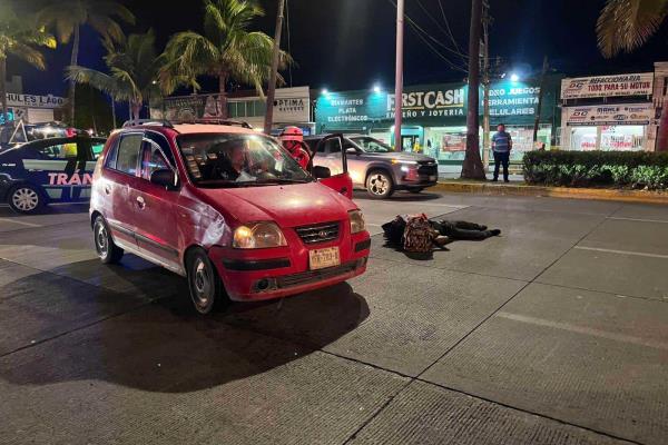 Hombre de la tercera edad fallece atropellado en la avenida Miguel Alemán, en Veracruz