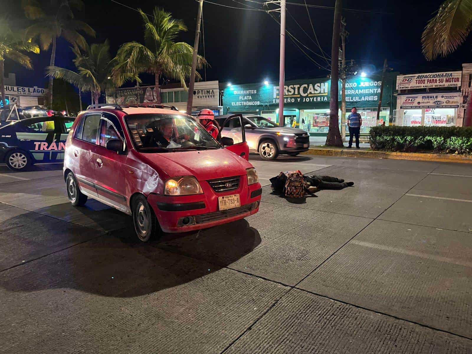 Hombre de la tercera edad fallece atropellado en la avenida Miguel Alemán, en Veracruz