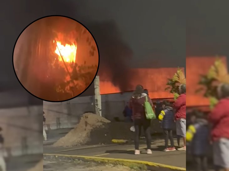 Termina en llamas: vivienda se incendia en la colonia Revolución en Xalapa