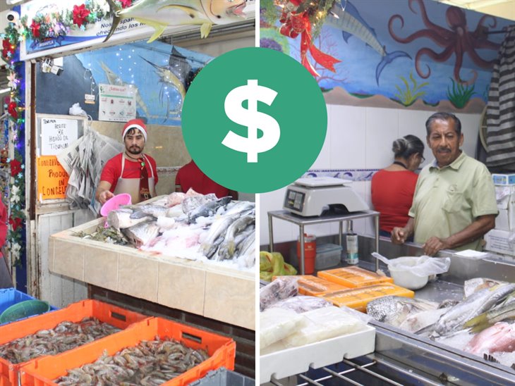 Esta pescadería de Misantla mantiene precios estables en temporada navideña