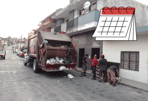 Anuncian ajustes en el servicio de recolección de basura en Misantla, por fiestas decembrinas
