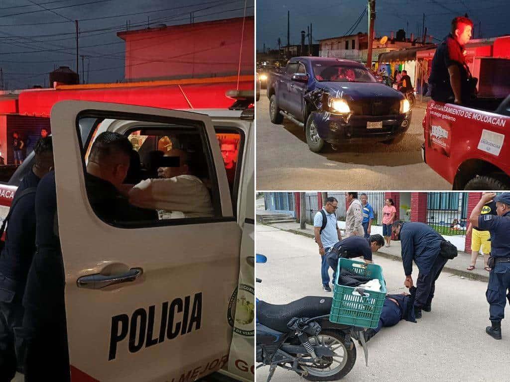 Moloacán no estuvo exento de accidentes vehiculares estas fiestas decembrinas