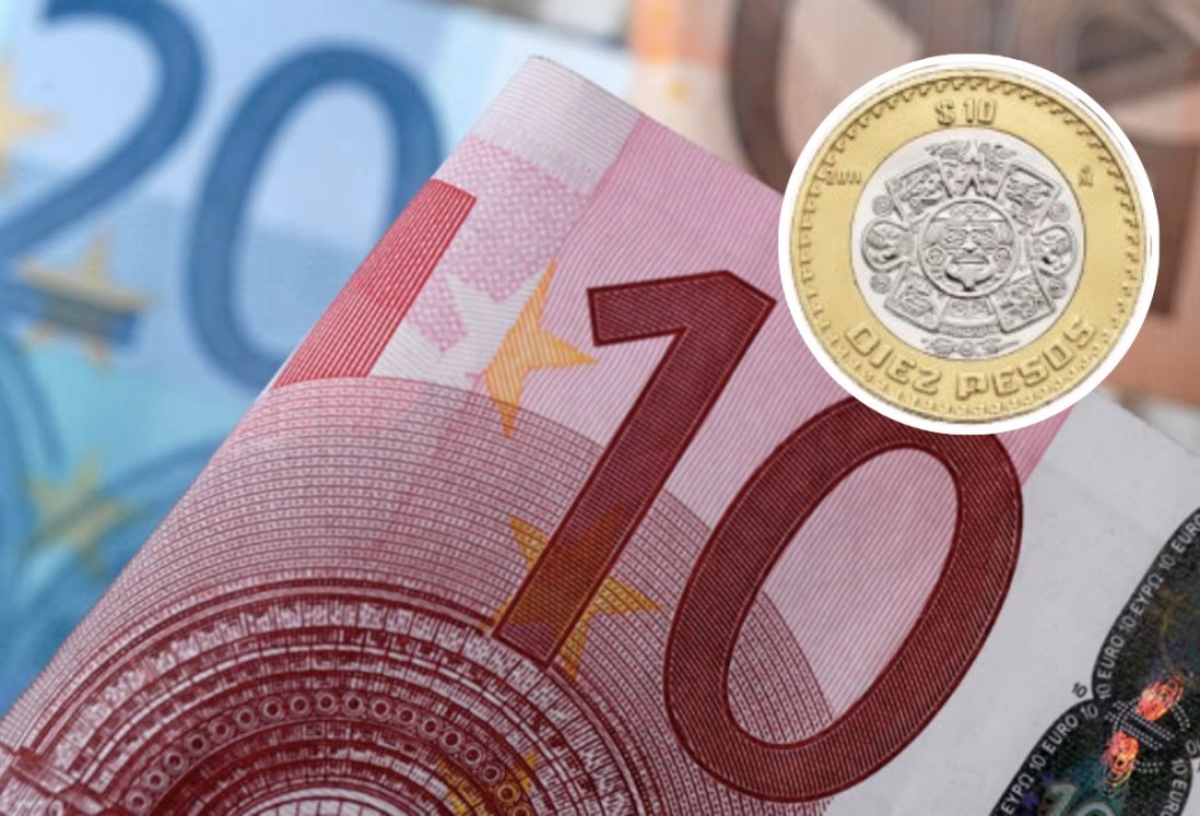 Precio del euro frente al Peso Mexicano en los bancos este 25 de diciembre