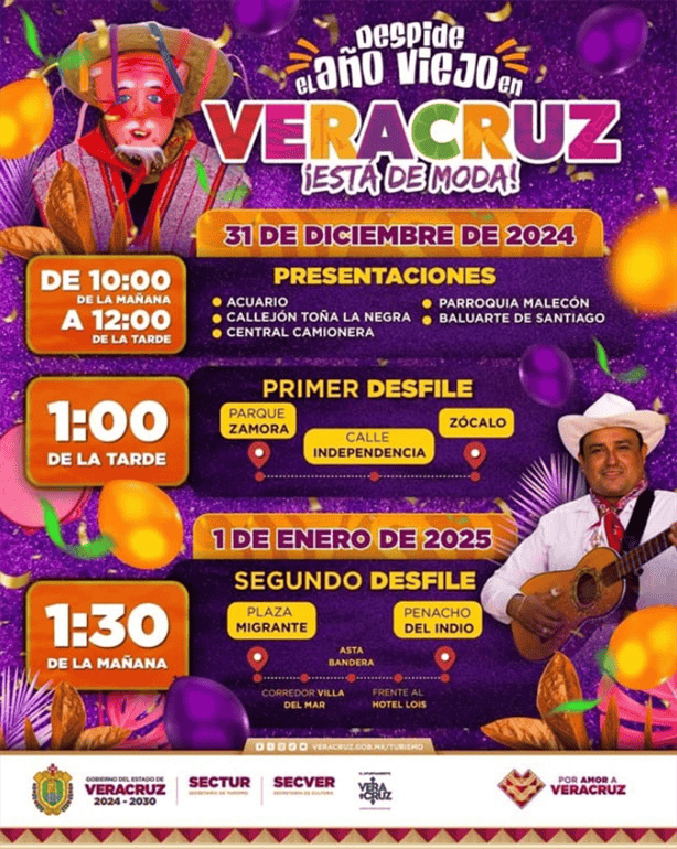 ¿Ya tienes planes?: checa agenda cultural y recibe el Año Nuevo en Veracruz