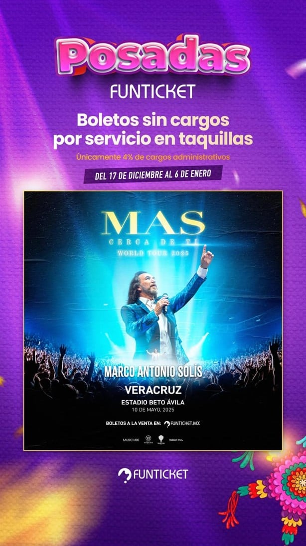 Marco Antonio Solís en Veracruz: de esta forma puedes comprar tus boletos sin cargos por servicio