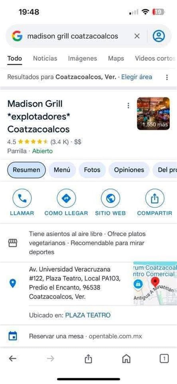 Linchan en redes sociales a conocido restaurante de Coatzacoalcos tras denuncia de exempleada