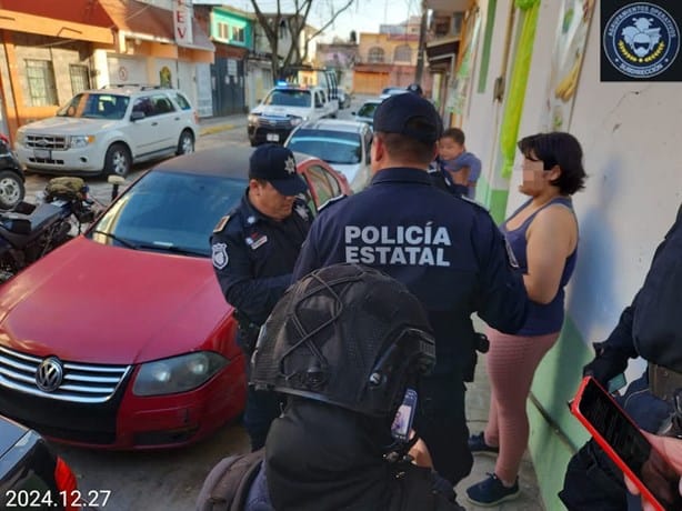 Policía irrumpe en cuartería y salva a bebé raptado en Xalapa