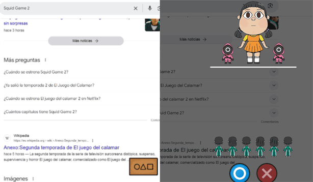 Squid Game 2: ¿Cómo jugar al minijuego de Google?