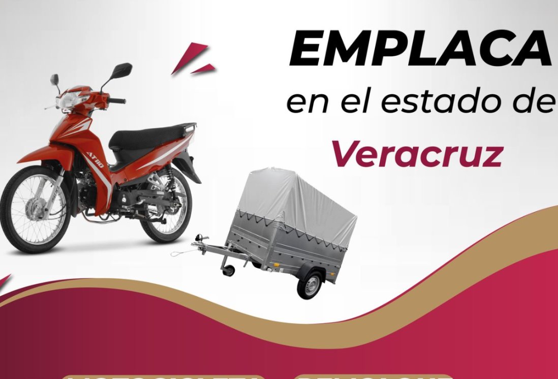 Esta es la fecha límite para emplacar tu moto en Veracruz para evitar pagar derecho vehicular