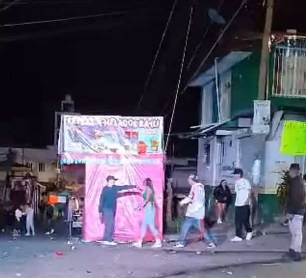 Batalla campal en la colonia Revolución de Xalapa durante fiesta patronal