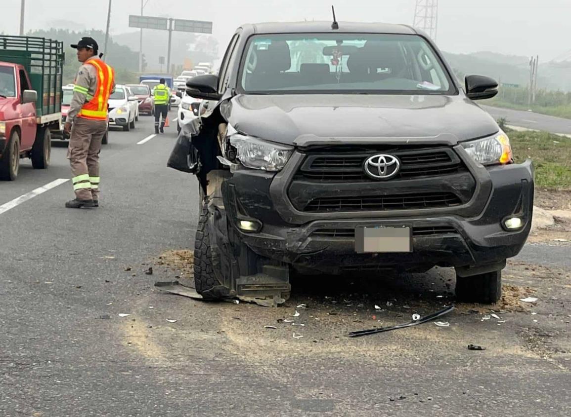 Neblina matutina vuelve a causar accidentes vehiculares en el sur de Veracruz