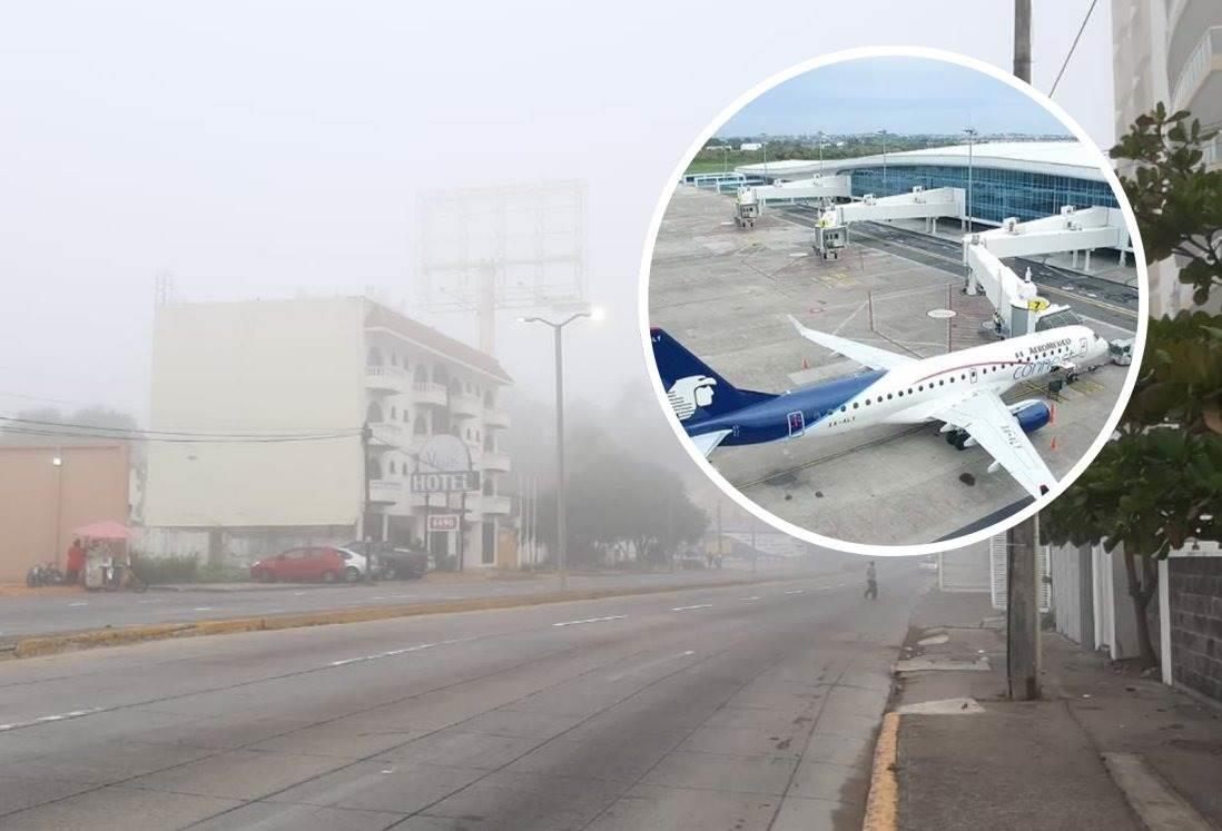 Niebla retrasa vuelos en el Aeropuerto de Veracruz