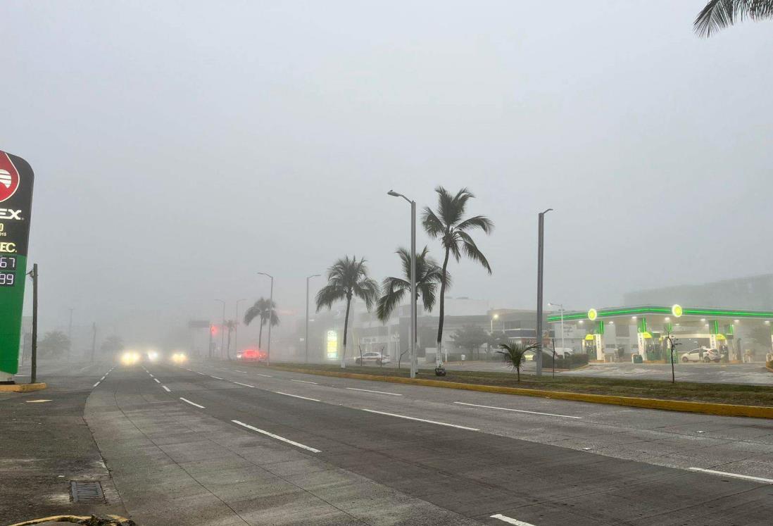 Por esta razón hay niebla en la zona conurbada Veracruz - Boca del Río por la mañana