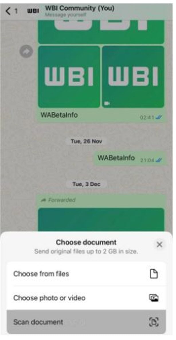 WhatsApp: Nueva herramienta para escanear documentos sin salir de la app