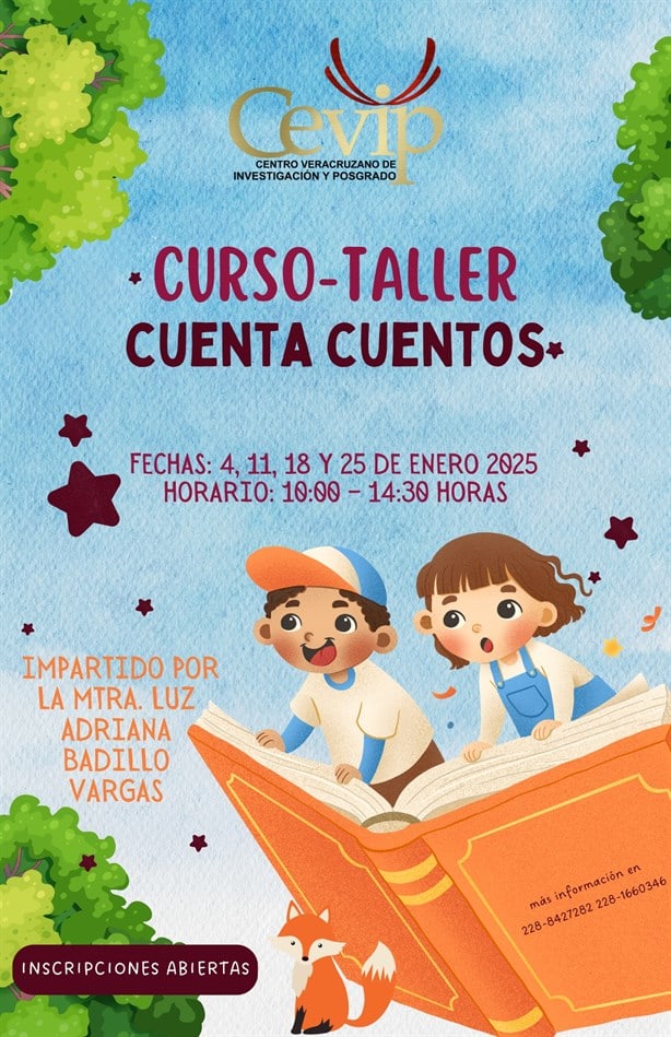 ¿Te gustaría ser cuentacuentos? Invitan a curso-taller en Xalapa