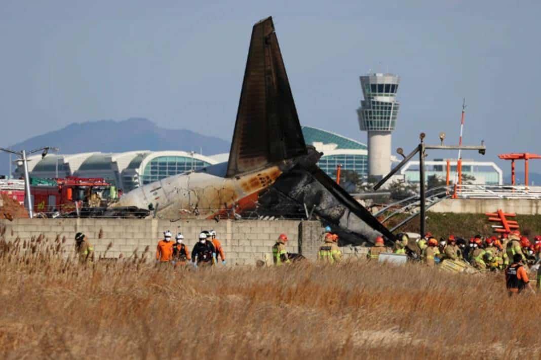 Tras caída de avión en Corea del Sur número de fallecidos sube a 179