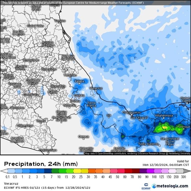 Se disipa el Frente Frío 18, pero pronostican lluvias para finalizar el 2024 en Veracruz