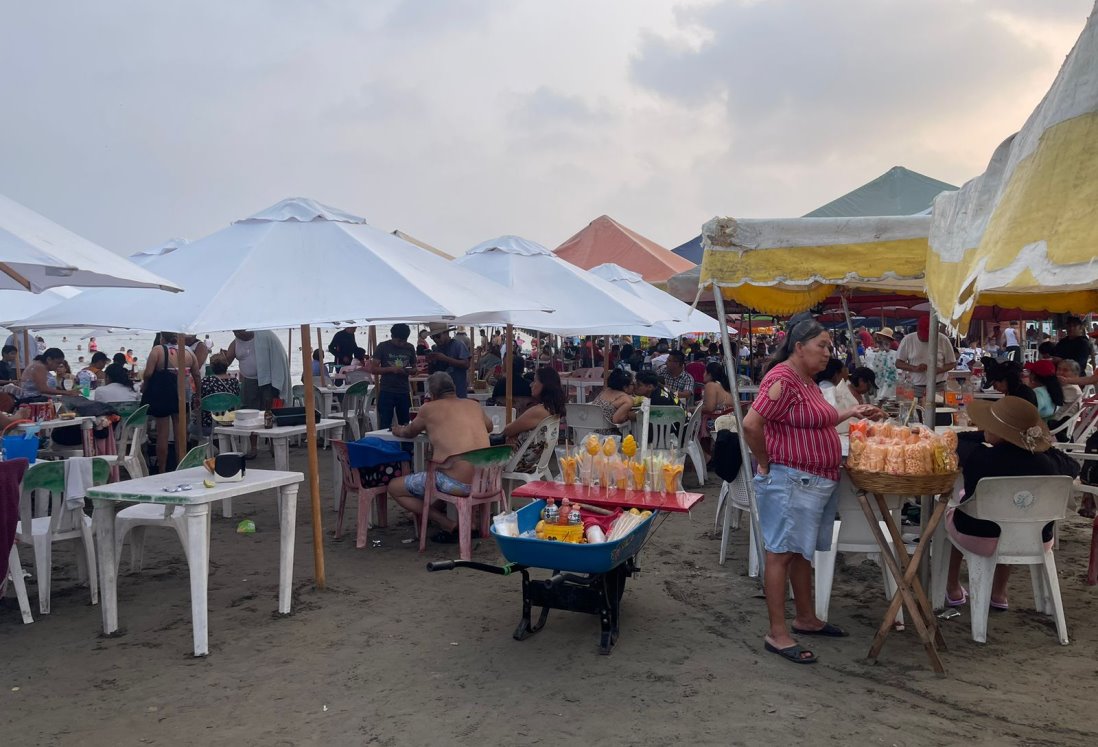 Playa Villa del Mar cierra el año con alta afluencia turística en Veracruz