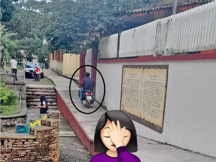 Motociclistas invaden pasos peatonales, denuncian en Misantla