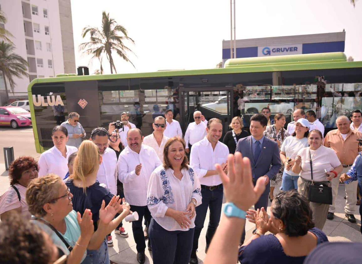 Nueva era para el transporte público en Veracruz; Nahle implementa autobuses eléctricos ¿llegarán a Coatzacoalcos?