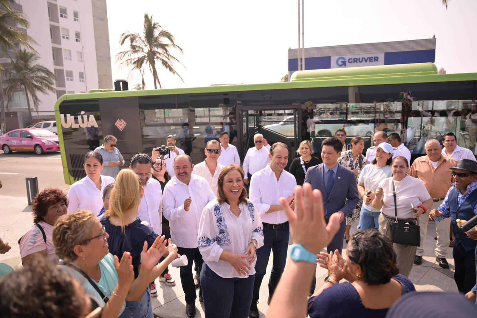 Nueva era para el transporte público en Veracruz; Nahle implementa autobuses eléctricos ¿llegarán a Coatzacoalcos?