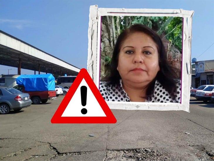 Siguen buscando a mujer que desapareció en Parador Urbano de Poza Rica