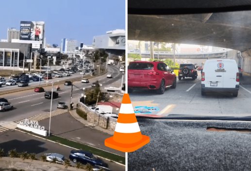 Reportan filas kilométricas en avenidas de Plaza Américas en Boca del Río