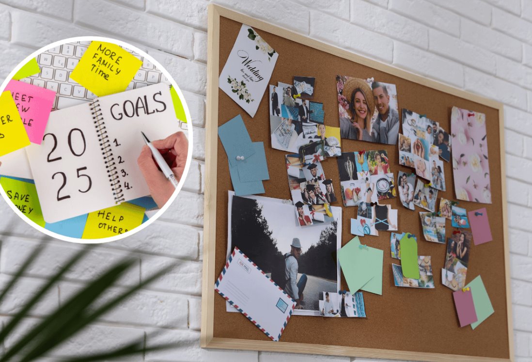 ¿Qué es un Vision Board? La clave para lograr tus propósitos de 2025