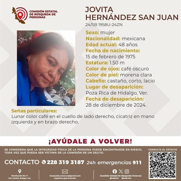 Siguen buscando a mujer que desapareció en Parador Urbano de Poza Rica