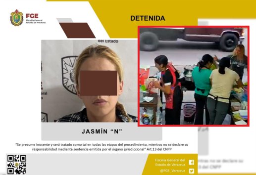 Detienen a Jazmín N; agredió con aceite hirviendo a una señora en Xalapa