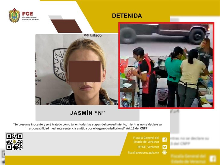 Detienen a Jazmín N; agredió con aceite hirviendo a una señora en Xalapa