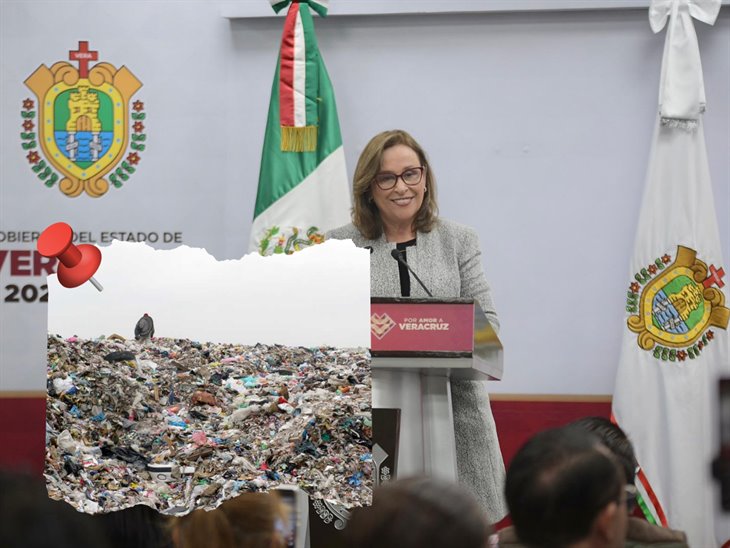 Gestión de residuos sólidos en Veracruz, prioridad ambiental de 2025: gobernadora 