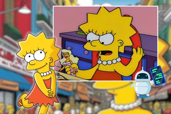Los Simpson: así se vería Lisa si fuera real según la Inteligencia Artificial